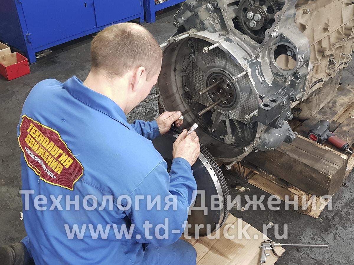 Сборка двигателя MAN